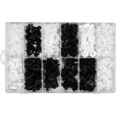 Plastic Push-Type Clip Assortment (370pcs) Mitsubishi