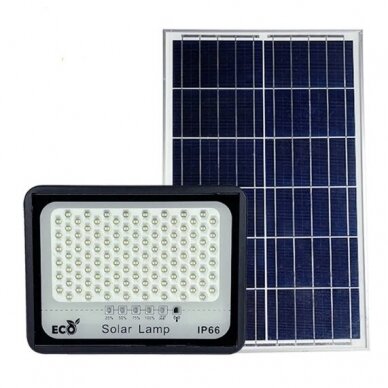 Solar flood light with daylight sensor 50W