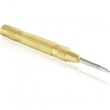 Adjustable center punch 3x125mm with metal handle