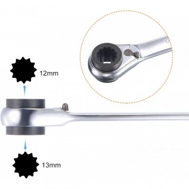 4in1 ratcheting wrench 12