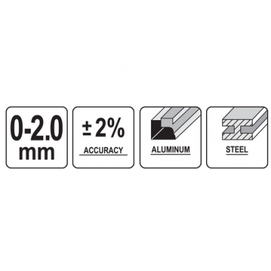 Paint thickness tester 0-2mm 4