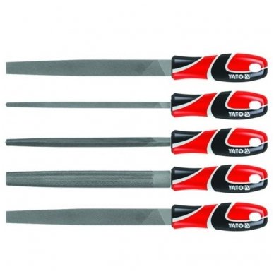 Steel files set 5pcs.