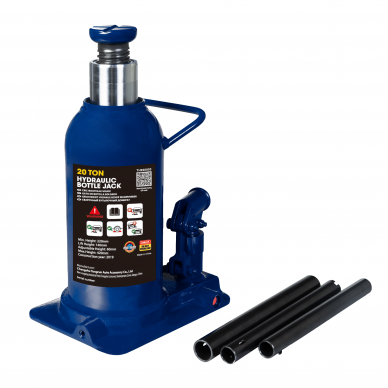 Hydraulic bottle jack, 20t TUV vertical and horizontal