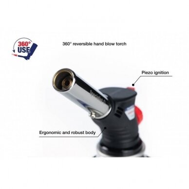 Gas blow torch Specialist+ piezo 360° with Butan gas 227g 2