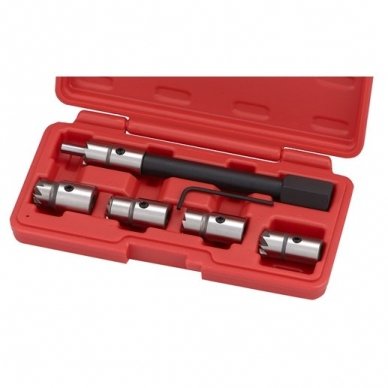 Diesel injector seat cutter kit 6pcs.