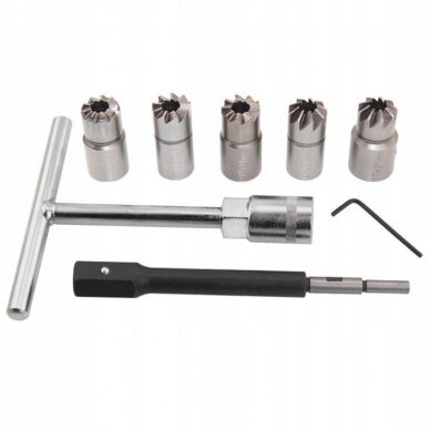 Diesel injector seat cutter set 7pcs. 2