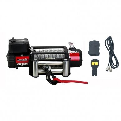 Electric winch (Muscle Lift) 12V 9500LBS (4315kg), with radio remote control