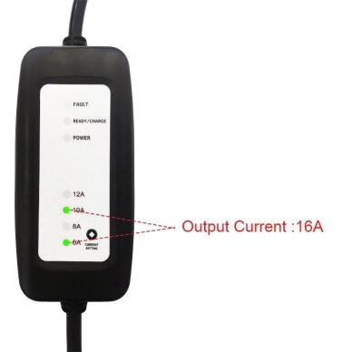 Mobile EV charger 3.5kW 16A 5