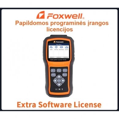 Foxwell NT530 papildoma programinė įranga