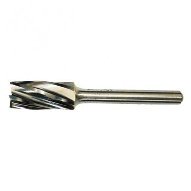 Carbide rotary burr shape B cylinder (ZYAS) with end cut (for aluminium)