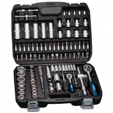 1/2" + 1/4" Dr. Socket set 108pcs 6pt