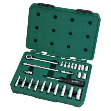 1/4" Dr. Socket set 25pcs (5/32'-1/2') (S.A.E.)