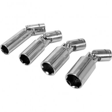 3/8" Dr. Spark plug socket with joint set 5pcs