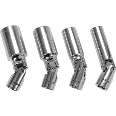 3/8" Dr. Spark plug socket with joint set 5pcs 1