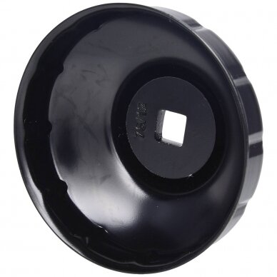 Oil filter cap wrench 76mm/12F 3/8"