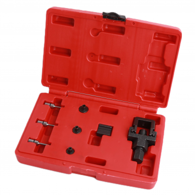 Chain breaker and riveting tool set