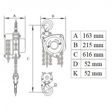 Chain block 5t 2