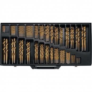 Twist drill set DIN338 190pcs 1.0-13.0mm 1