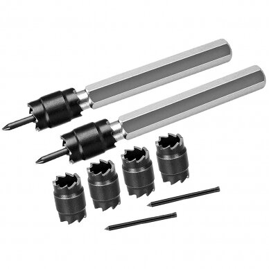 Drill welding points set 9pcs (HSS)