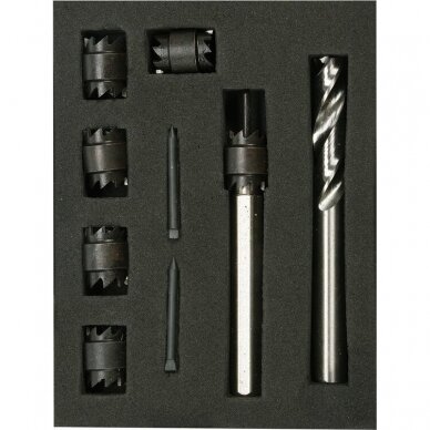 Drill welding points set 9pcs (HSS) 1