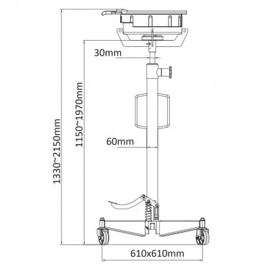 Rubber pad for transmission jack 2