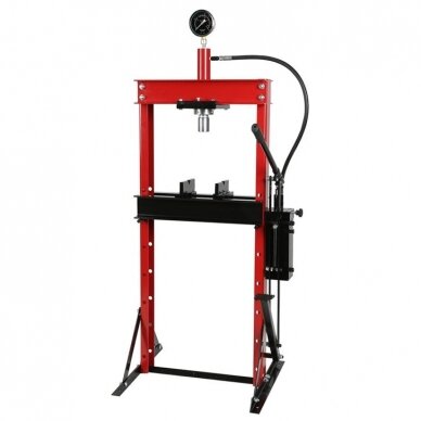 Hydraulic shop press with gauge 20t (foot pump)