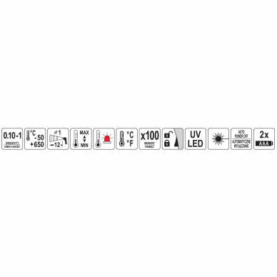 Digital infra-red thermometer / pirometer 5