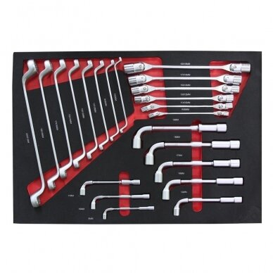 Tool tray set 181pcs. (6 trays) for Roller cabinet 2