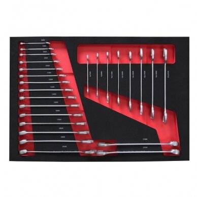 Tool tray set 181pcs. (6 trays) for Roller cabinet 3