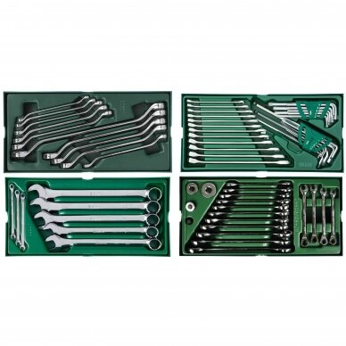 Roller cabinet PRO with tool set trays, 300pcs. 8