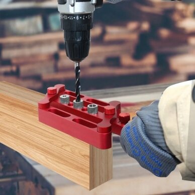 Centering doweling jig for woodworking metric dowel 6-8-10mm 5