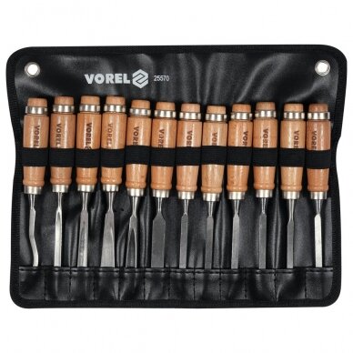 Chisels set for wood 12pcs