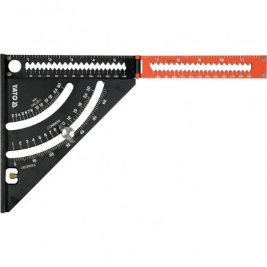 Aluminium angle square 140mm inch scale 1