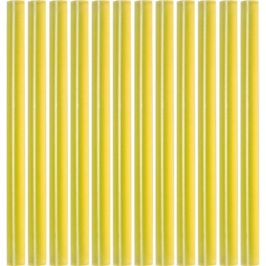 Hot glue stick set (yellow) (12pcs) 7.2x100mm