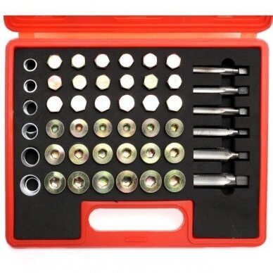 Oil pan thread repair kit 114pcs 2