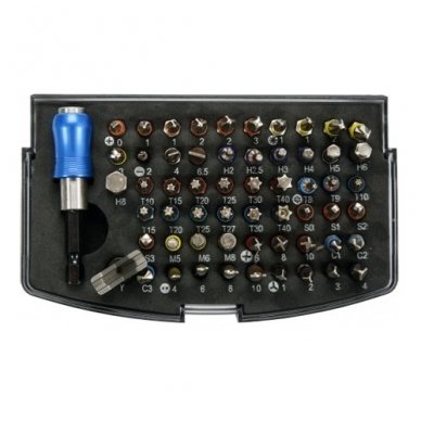 Screwdriver bit set with bit holder 59pcs.