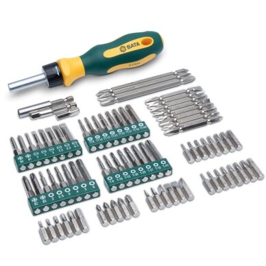 Screwdriver bit set 80pcs (IMBUS, TORX, SPLINE) 1