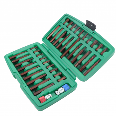 Keičiamų antgalių rinkinys (IMBUS, TORX,SPLINE) 41vnt. S2 1