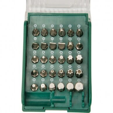 Screwdriver bit set 31pcs with bit holder 1