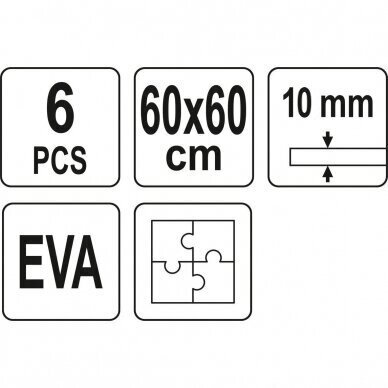 Workshop EVA matt 600x600x10mm 6pcs 4