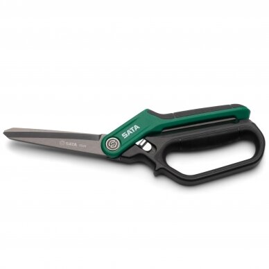 Rubber grip long-blade heavy duty scissors 280mm