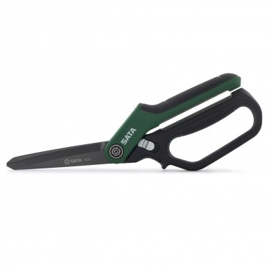 Rubber grip long-blade heavy duty scissors 280mm 2