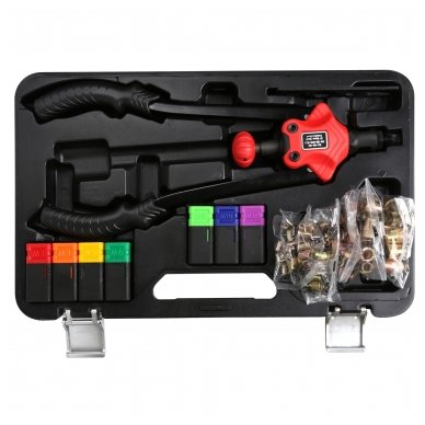 Riveter nut tool M3-M12 with 70pcs. rivets