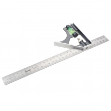Combination ruler with level attachment 300mm