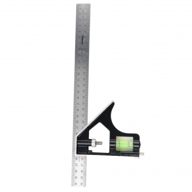 Combination ruler with level attachment 300mm 2