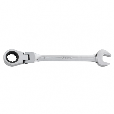 Flex head gear wrench