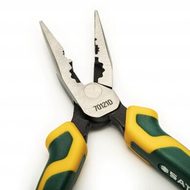 High leverage long nose combination pliers 170mm 4