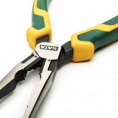 High leverage long nose combination pliers 220mm 5