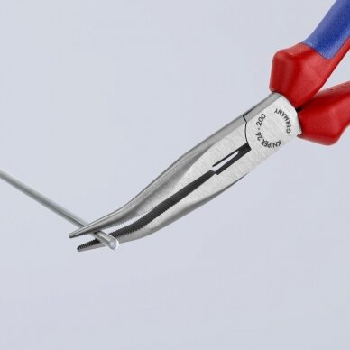 Snipe nose combination bent pliers 200mm KNIPEX 5