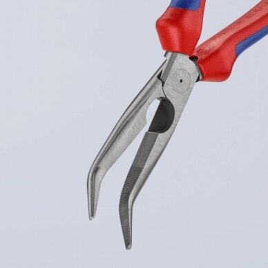 Snipe nose combination bent pliers 200mm KNIPEX 6